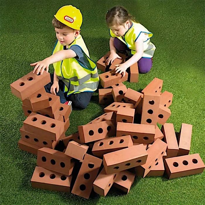 Foam House Bricks in Tub 20pcs EDU 21 Educational Toys Resources