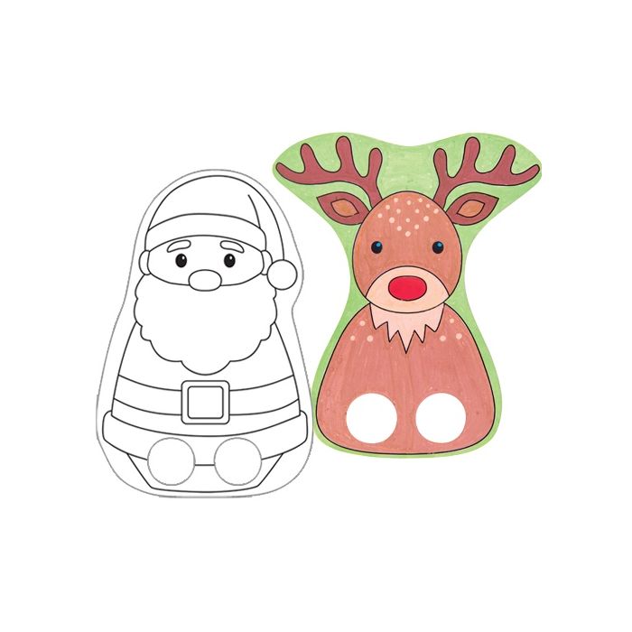 Cardboard deals finger puppets