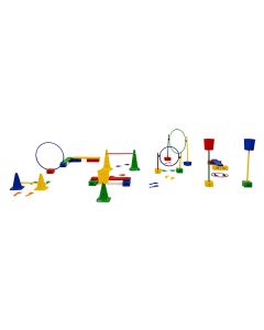 Ultimate Obstacle Course Kit 128pcs