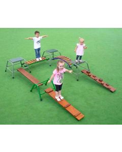 Tricky Tracks Toddler Aluminium Climbing Playset 9pcs