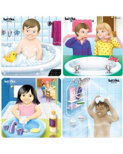 Good Hygiene Raised Puzzle Set of 4