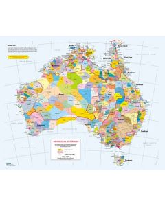 Indigenous Languages Map A3 Table Puzzle 204pcs