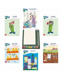 Logico PICCOLO Complete Set - Games Board and 6 Sets of 16 Double-Sided Self-Correcting Cards (6-7yrs+)
