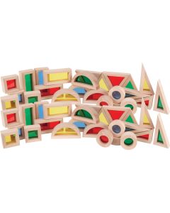 Small Light and Colour Blocks 48pcs