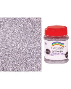 Glitter Jar Silver 250g